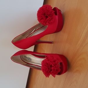 Charlotte Russe Red Pumps